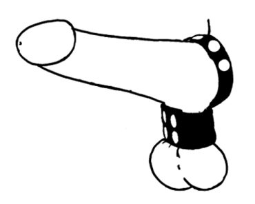 109-0 Stretcher & Cock Ring (leather)