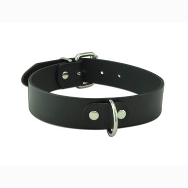 302-2 Wide Plain D-Ring Collar - Small